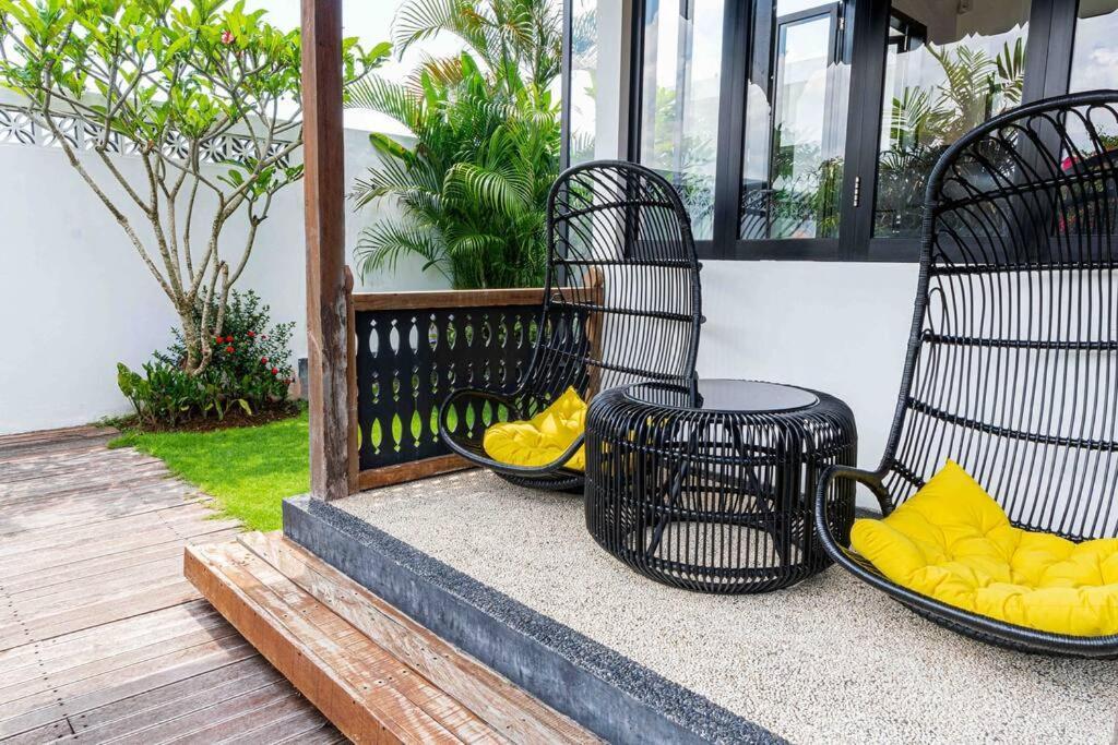 Berawa Canggu Stylish Joglo 3 Bedrooms Private Villa With Private Pool Eksteriør billede